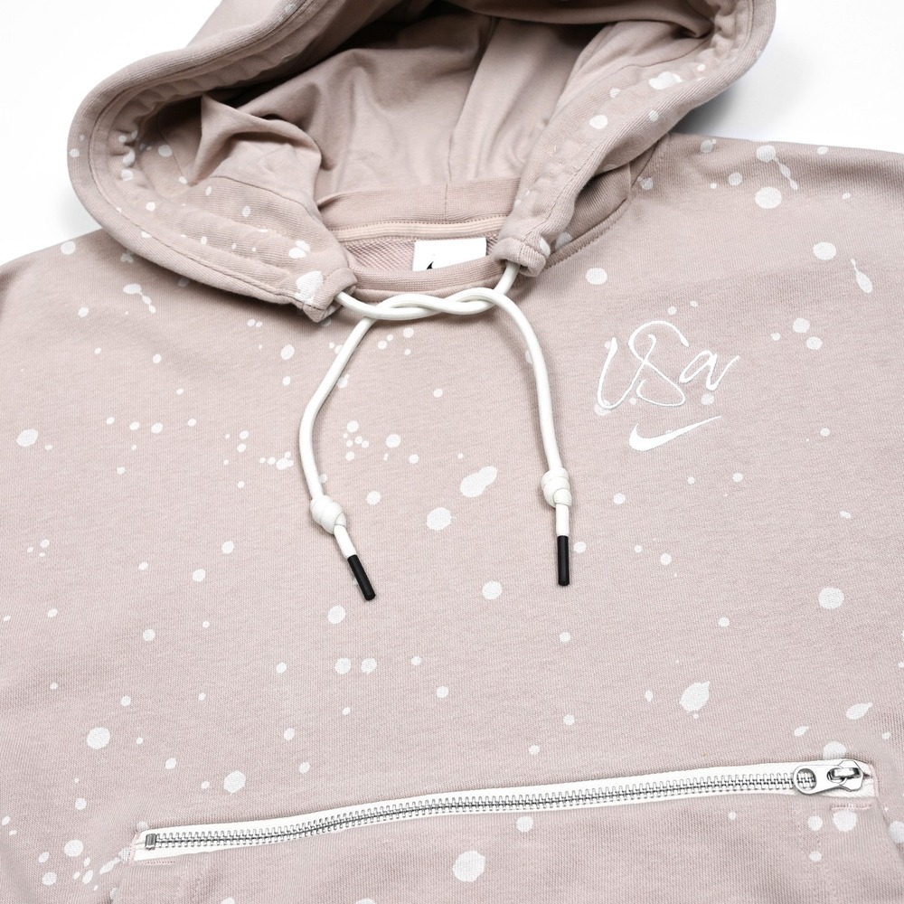 Nike Hoodie Womens Small USA Soccer Dri-FIT Soccer Standard Issue Paint Splatter